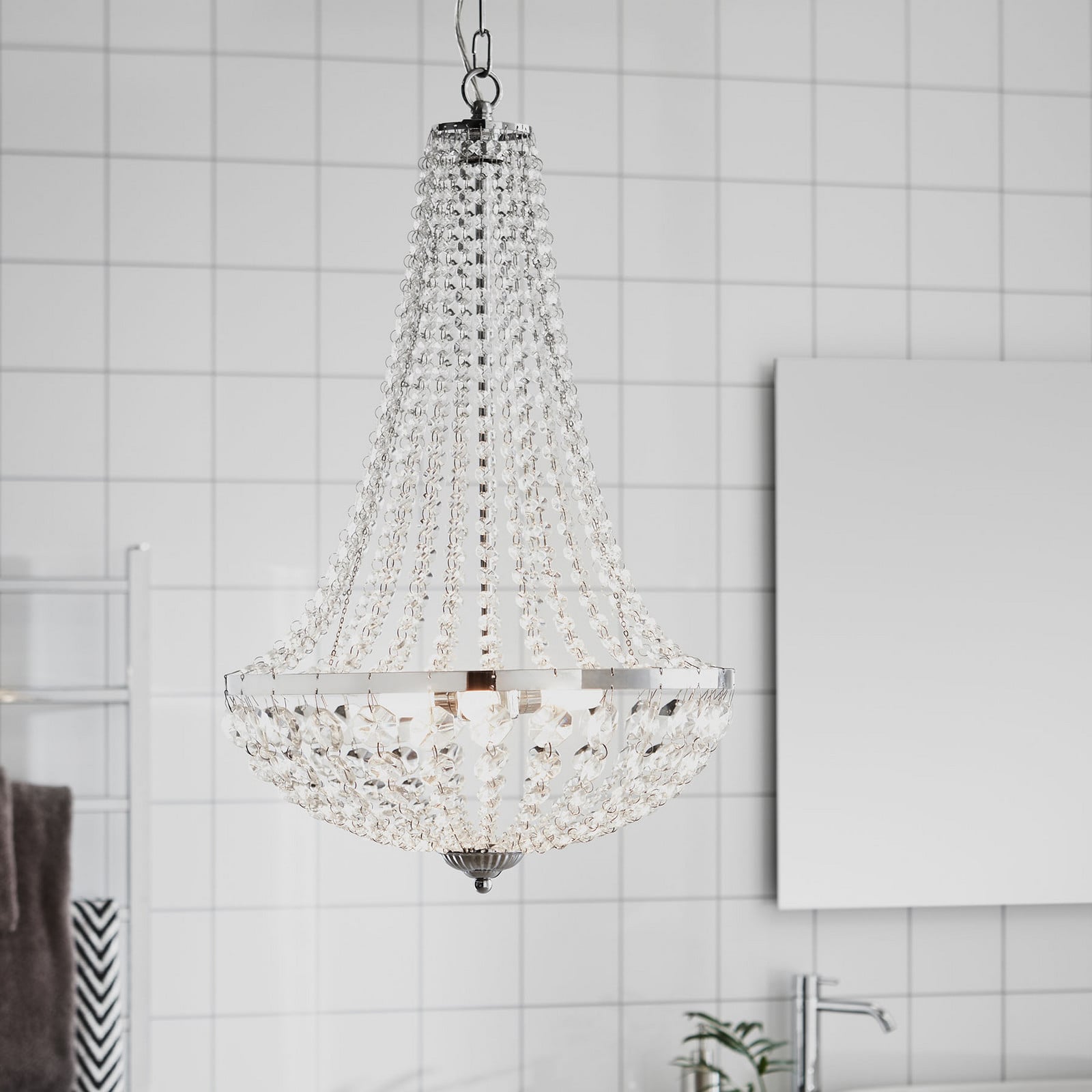 Gränsö 3 Kattokruunu IP44 Chrome