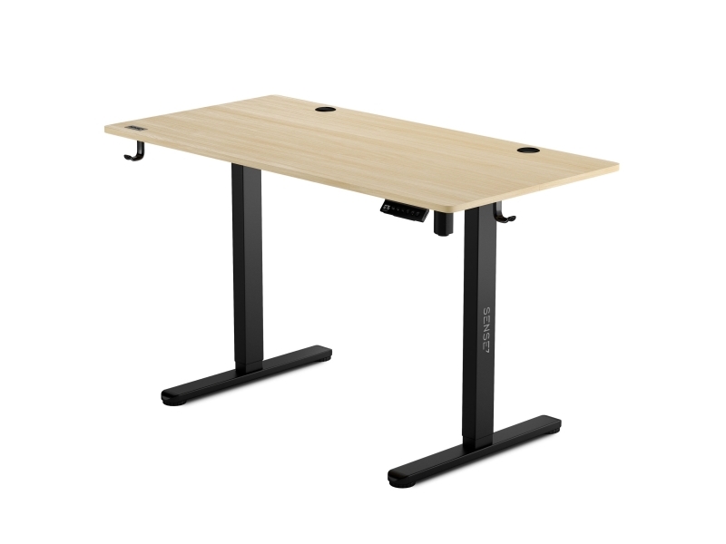 SENSE7 Nojo sähköinen työpöytä 120x60 Musta mänty