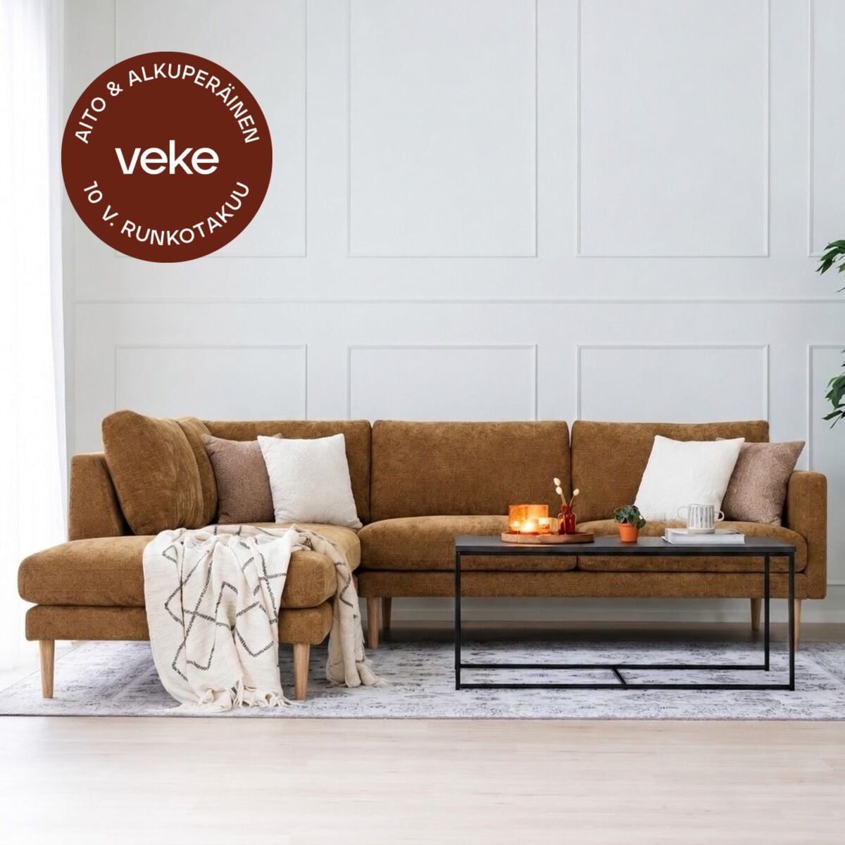 Scandic Copenhagen Wood avokulmasohva vasen